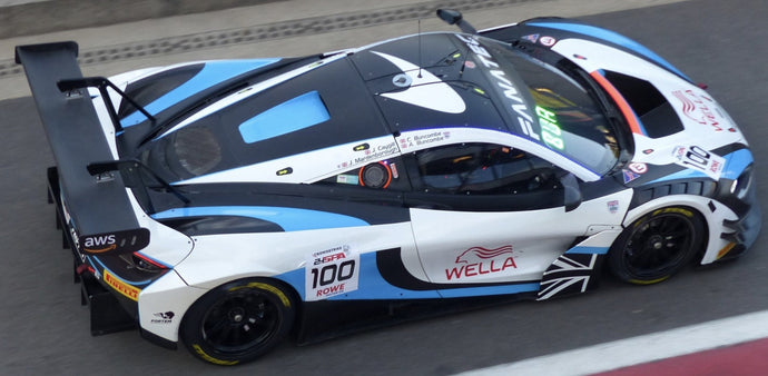 Mclaren 720S GT3 EVO #100 BUNCOMBE/CAYGILL/BUBCOMBE/MARDENBOROIGH 3rd PRO-AM CLASS 24H SPA 2024 hvid/sort/blå 1:43