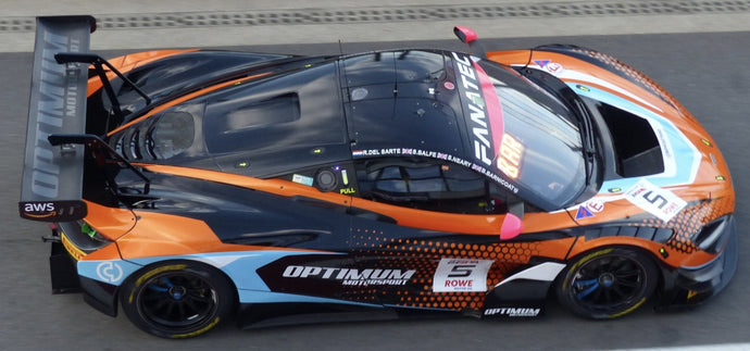 Mclaren 720S GT3 EVO #5 NEARY/BALFE/DEL SARTE/BARNICOAT 24H SPA 2024 orange/sort/blå 1:43