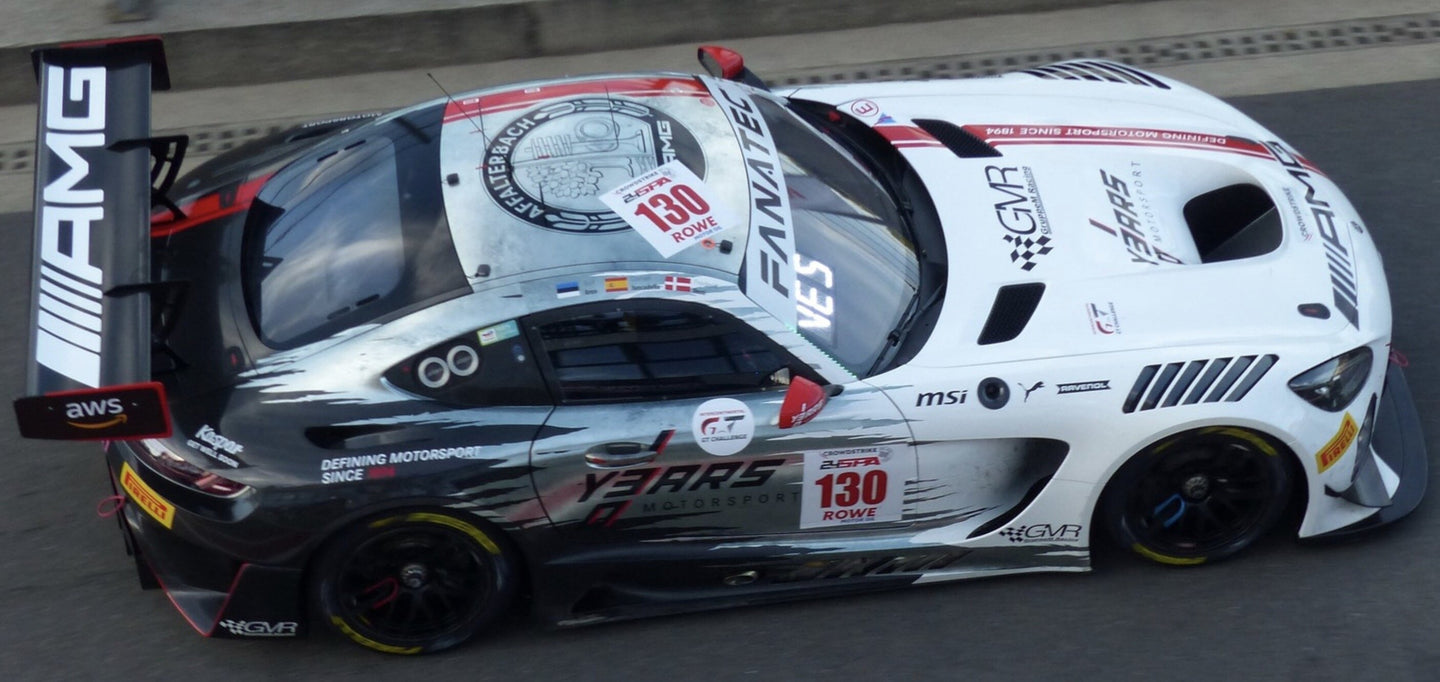 Mercedes Benz AMG GT3 EVO #130 VESTI/JUNCADELLA/ARON 24H SPA 2024 hvid/grå/rød 1:43