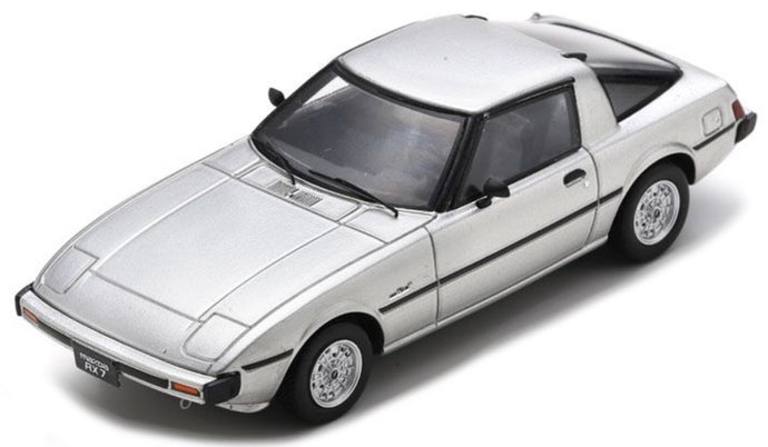 MAZDA SAVANNA RX-7 1978-85 SILVER RESIN 1:43