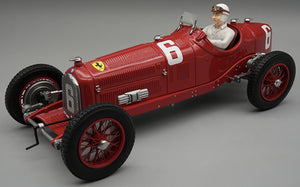 Alfa Romeo P3 TIPO B #6 RUDOLF CARACCIOLA WINNER ITALIAN GP MONZA 1932 + FIGUUR rød 1:18