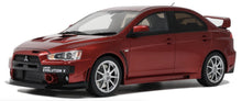 Indlæs billede til gallerivisning Mitsubishi LANCER EVO X FQ 400 2012 rød metallic 1:18