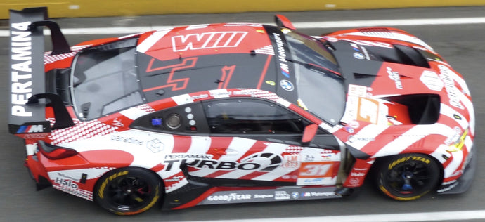 BMW M4 GT3 #31 FARFUS/LEUNG/GELAEL 2nd LMGT3 CLASS 24H LE MANS 2024 hvid/rød/sort 1:18