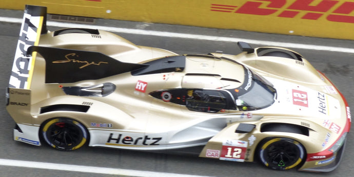 PORSCHE 963 9RD 4.6L TURBO V8 TEAM HERTZ JOTA N 12 24h LE MANS 2024 WILL STEVENS - NORMAN NATO - CALLUM ILOTT WHITE GOLD 1:18