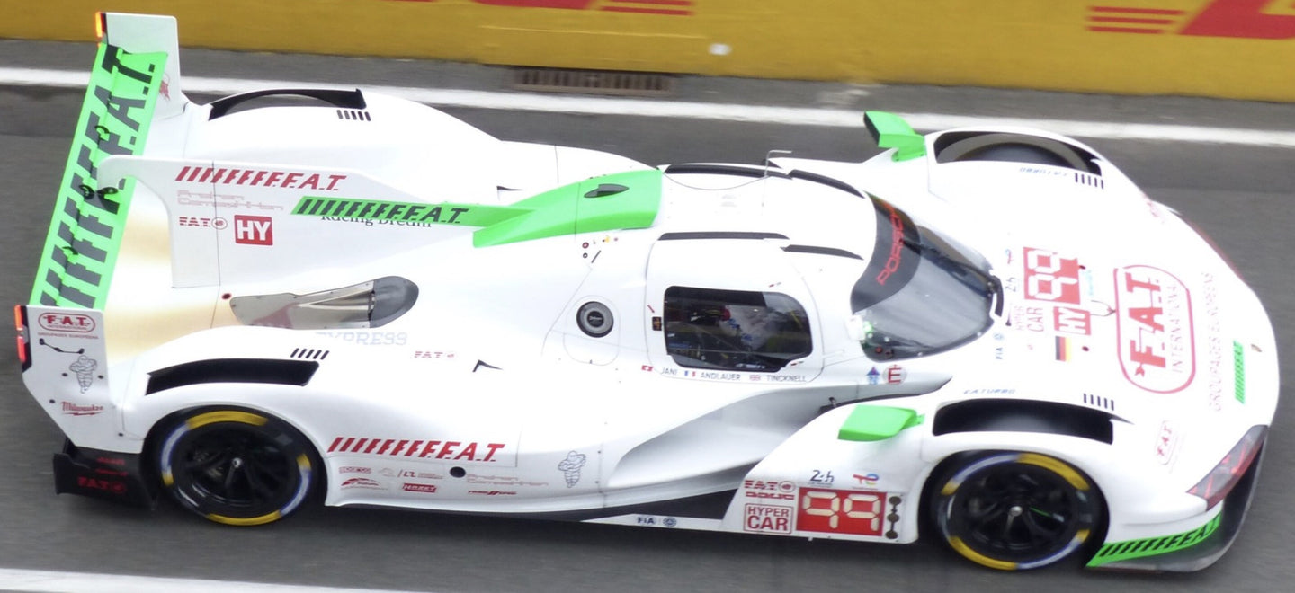 PORSCHE 963 9RD 4.6L TURBO V8 TEAM PROTON COMPETITION N 99 24h LE MANS 2024 NEEL JANI - HARRY TINCKNELL - JULIEN ANDLAUER WHITE GREEN 1:18