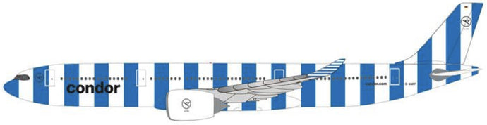 AIRBUS A330-900neo Condor Sea blå/hvid 1:200