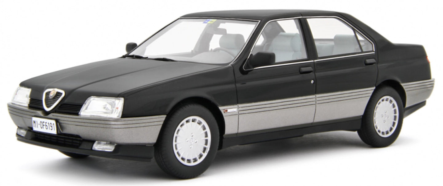 Alfa Romeo 164 2.0 TWIN SPARK 1987 sort/grå 1:18