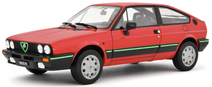 Alfa Romeo SPRINT 1.5 QUADRIFIGLIO VERDE 1983 rød/sort/grøn 1:18