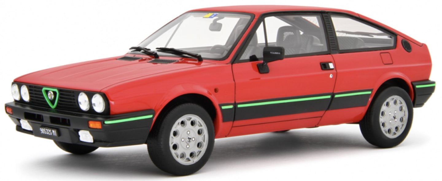 Alfa Romeo SPRINT 1.5 QUADRIFIGLIO VERDE 1983 rød/sort/grøn 1:18