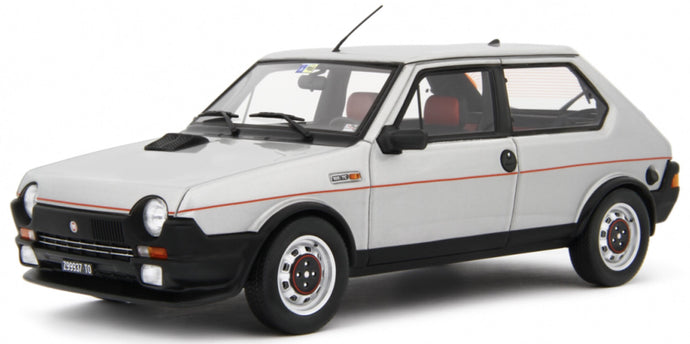 Fiat RITMO 105 TC 1981 sølv/rød 1:18