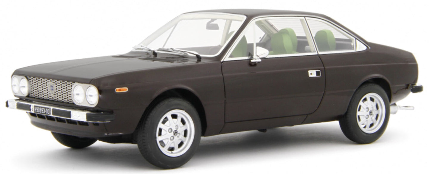 Lancia BETA COUPE 1.6 - 1.8 1973/1975 mørk brun 1:18