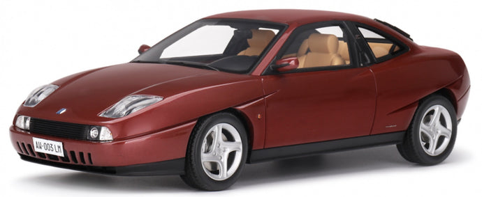 Fiat COUPE 2.0 TURBO 20V 1996 - BEIGE INTERIOR mørk rød 1:18