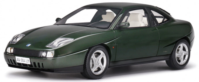 Fiat COUPE 2.0 TURBO 20V 1996 - WHITE INTERIOR mørk grøn 1:18