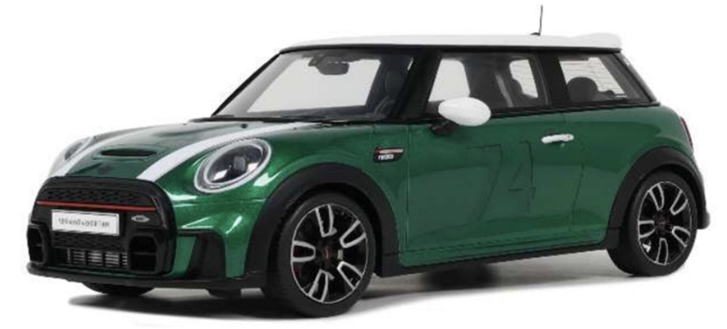 MINI COOPER F56 JCW JOHN COOPER WORKS 2023 BRITISH RACING GREEN 1:18