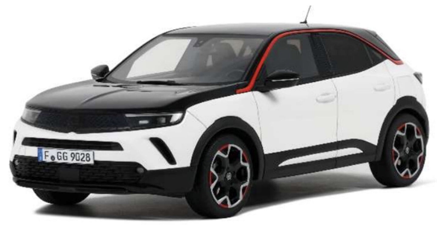 Opel MOKKA-E GS LINE 2021 hvid/sort/rød 1:18