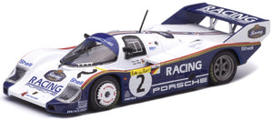 PORSCHE 956K TEAM PORSCHE RACING N 2 1000km NURBURGRING RECORD LAP NORDSCHLEIFE 6:11,13 min 1983 STEFAN BELLOF - DEREK BELL WHITE BLUE 1:12