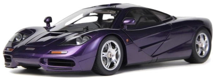 Mclaren F1 1993 - WITH OPENINGS lilla metallic 1:18