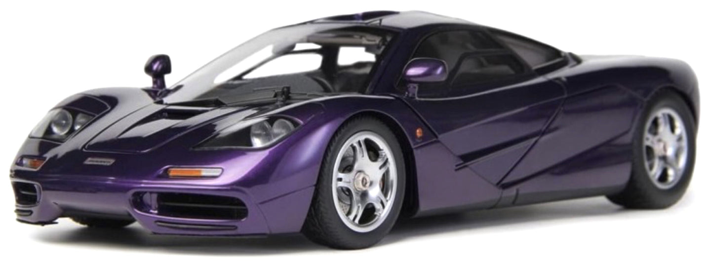 Mclaren F1 1993 - WITH OPENINGS lilla metallic 1:18