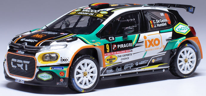 CITROEN C3 RALLY2 TEAM ECURIE HESBAYE N 9 RALLY WALLONIEN 2024 CEDRIC DE CECCO - JEROME HUMBLET VARIOUS 1:43