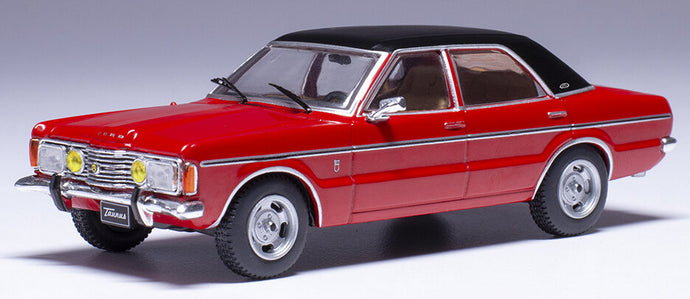FORD ENGLAND TAUNUS GXL MKI 1973 RED 1:43 fra Ixo Model