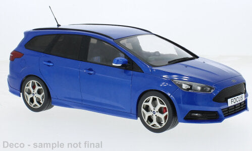 FORD ENGLAND FOCUS ST TURNIER SW STATION WAGON 2014 DARK BLUE MET 1:18
