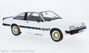Opel MANTA B SPORT 1980 hvid/sort 1:18