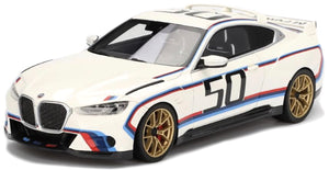 BMW M4 (G82) 3.0 CSL 2023 hvid/blå/rød 1:18
