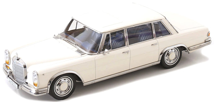 MERCEDES BENZ S-CLASS 600 PULLMAN (W100) 1963 WHITE 1:18