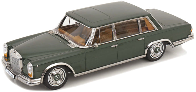 MERCEDES BENZ S-CLASS 600 PULLMAN (W100) 1963 GREEN MET 1:18