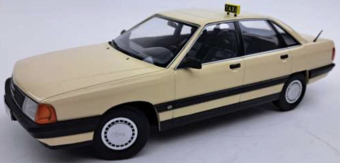 AUDI 100 (C3) TAXI 1989 BEIGE 1:18