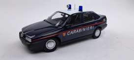 Alfa Romeo 155 1996 mørk blå/hvid/rød 1:18