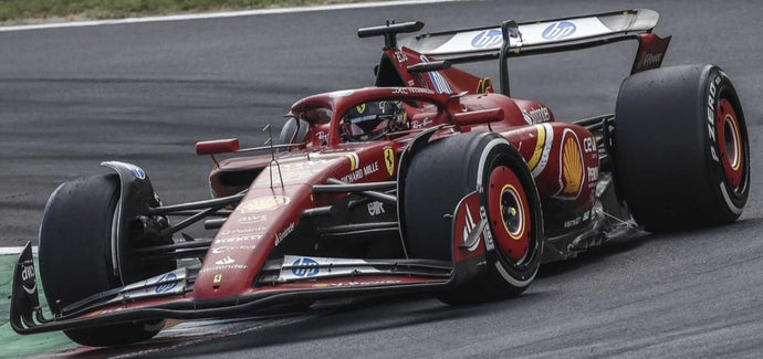 FERRARI F1 SF-24 TEAM SCUDERIA FERRARI N 16 WINNER ITALY MONZA GP 2024 CHARLES LECLERC RED WHITE BLACK 1:43
