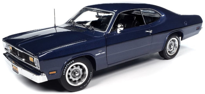 Plymouth DUSTER 340 (MECUM AUCTIONS) FC7 INVIOLET 1970 mørk blå metallic 1:18