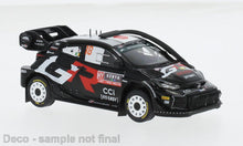 Indlæs billede til gallerivisning TOYOTA YARIS GR RALLY1 TEAM TOYOTA GAZOO RACING WRT N 18 (with snorkel) 2nd RALLY SAFARI KENYA 2024 TAKAMOTO KATSUTA - AARON JOHNSTON BLACK WHITE RED 1:43