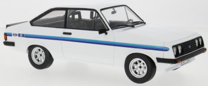 FORD ENGLAND ESCORT MKII RS 2000 1977 WHITE 1:18