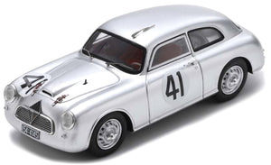 BORGWARD HANSA 1500S N 41 24h LE MANS 1953 JACQUES POCH - EDMOND MOUCHE SILVER 1:43
