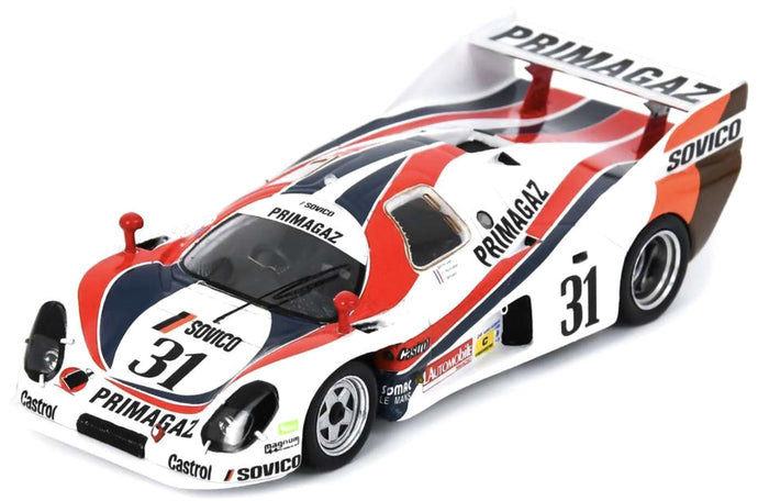 Rondeau M382 #31 YVER/SERVANIN/ROUSSELOT 24H LE MANS 1985 hvid/rød/sort 1:43