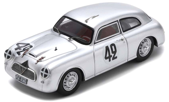 BORGWARD HANSA 1500S N 42 24h LE MANS 1953 HANS HUGO HARTMANN - ADOLF BRUDES SILVER 1:43
