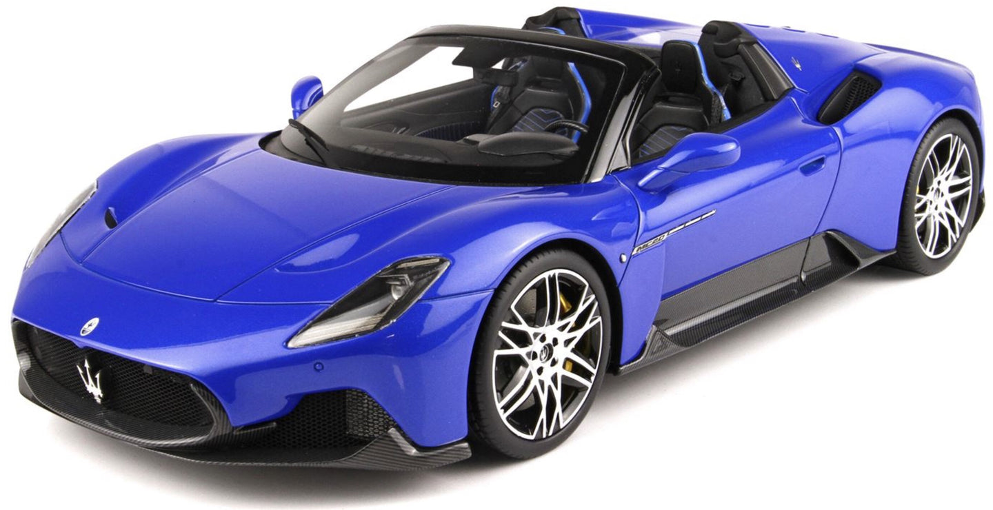 MASERATI MC20 CIELO SPIDER 2022 - MMXX DESIGN RIMS BLU INFINITO - BLUE MET 1:43