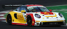 Indlæs billede til gallerivisning PORSCHE 911 992 GT3 R TEAM THE BEND MOTORSPORT PARK N 91 12h BATHURST 2025 LAURIN HEINRICH - YASSER SHAHIN - SAM SHAHIN - MORRIS SCHURING YELLOW RED WHITE 1:43