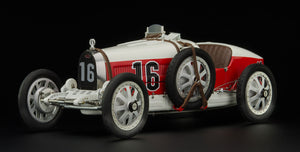 BUGATTI T35 N 16 NATION COULOR PROJECT MONACO 1924 RED WHITE