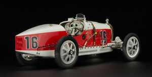 BUGATTI T35 N 16 NATION COULOR PROJECT MONACO 1924 RED WHITE