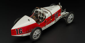 BUGATTI T35 N 16 NATION COULOR PROJECT MONACO 1924 RED WHITE
