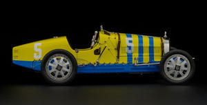 BUGATTI T35 SUEDE N 5 NATION COULOR PROJECT SWEDEN 1924 YELLOW BLUE