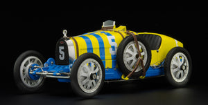BUGATTI T35 SUEDE N 5 NATION COULOR PROJECT SWEDEN 1924 YELLOW BLUE