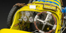 Indlæs billede til gallerivisning BUGATTI T35 SUEDE N 5 NATION COULOR PROJECT SWEDEN 1924 YELLOW BLUE