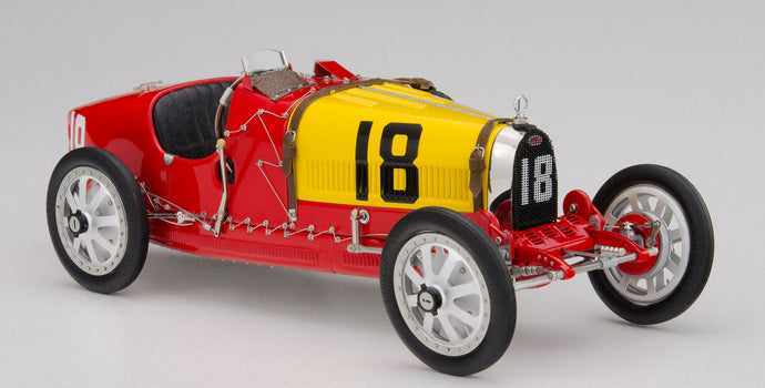 BUGATTI T35 N 18 NATIONAL COLOUR PROJECT SPAIN 1924 RED YELLOW