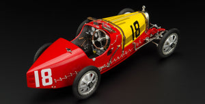 BUGATTI T35 N 18 NATIONAL COLOUR PROJECT SPAIN 1924 RED YELLOW