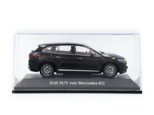 Indlæs billede til gallerivisning Mercedes Benz EQS SUV (X296) ELECTRIC ART LINE 2020 sort 1:43 fra MERCEDES BENZ DEALERMODEL