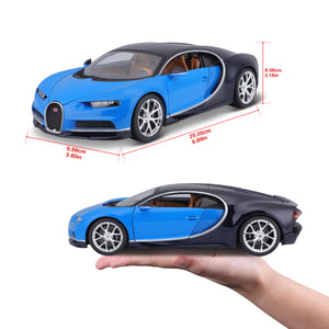 BUGATTI CHIRON 2016 BLUE/BLACK 1:18